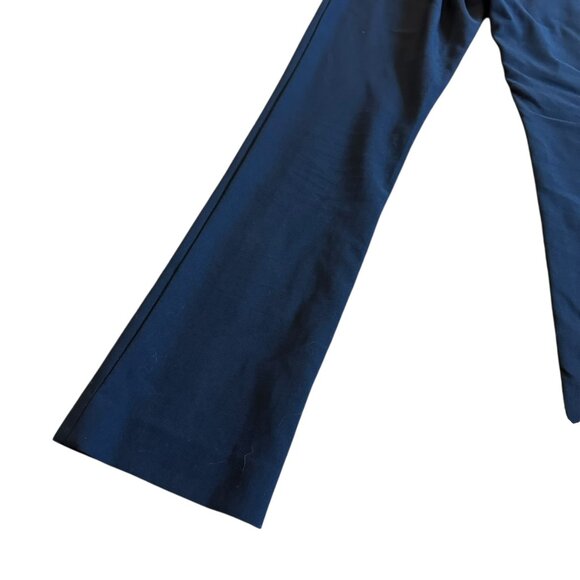 MM Lafleur Navy Trouser Pants Skinny Ankle Length Stretch Office Size 4 Women's - Picture 11 of 13